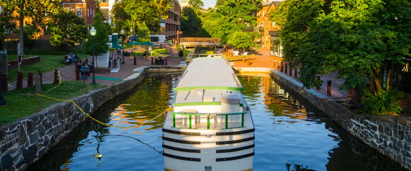 The C&O Canal in Georgetown